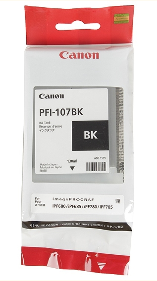 Картридж струйный Canon PFI-107 BK Картридж струйный Canon PFI-107 BK