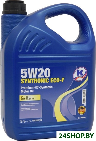 Моторное масло Kuttenkeuler Syntronic Eco-F 5W-20 5л Моторное масло Kuttenkeuler Syntronic Eco-F 5W-20 5л