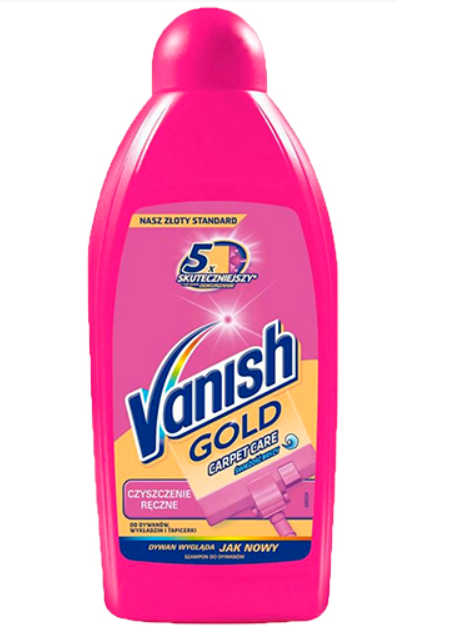 Vanish Gold Carpet Care Средство чистящее для ковров - шампунь для ручной чистки, 500 мл Vanish Gold Carpet Care Средство чистящее для ковров - шампунь для ручной чистки, 500 мл