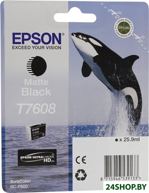 Картридж EPSON T7608 Matte Black (C13T76084010) Картридж EPSON T7608 Matte Black (C13T76084010)