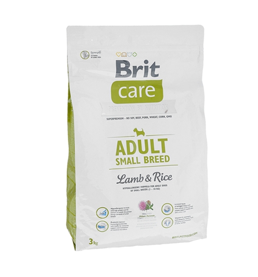 Сухой корм для собак Brit Care Adult Small Breed Lamb and Rice 3 кг Сухой корм для собак Brit Care Adult Small Breed Lamb and Rice 3 кг