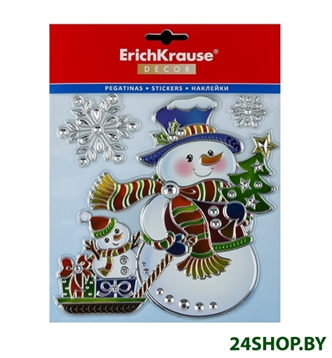 Новогоднее украшение Erich Krause Decor Снеговик с подарками (50884) Новогоднее украшение Erich Krause Decor Снеговик с подарками (50884)