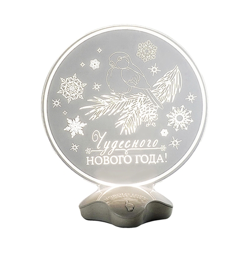 2D-фигура Luazon Снегирь 7 LED (белый) 2446532 2D-фигура Luazon Снегирь 7 LED (белый) 2446532