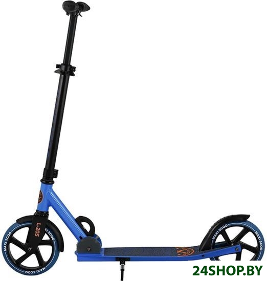 Двухколесный подростковый самокат Maxiscoo L-205 MSC-L205-B (голубой) Двухколесный подростковый самокат Maxiscoo L-205 MSC-L205-B (голубой)