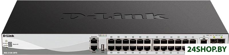 Управляемый коммутатор 3-го уровня D-Link DGS-3130-30TS/B1A Управляемый коммутатор 3-го уровня D-Link DGS-3130-30TS/B1A