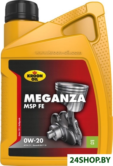 Моторное масло Kroon Oil Meganza MSP FE 0W-20 1л Моторное масло Kroon Oil Meganza MSP FE 0W-20 1л