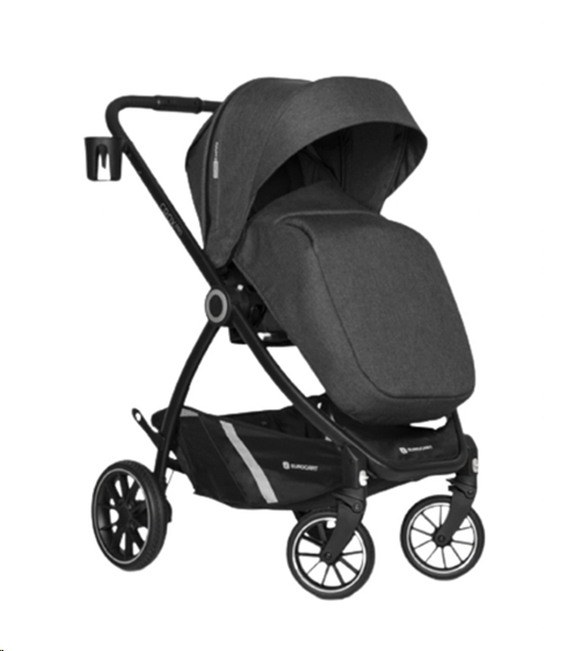 Коляска прогулочная «книга» EURO-CART Crox Pro (coal) Коляска прогулочная «книга» EURO-CART Crox Pro (coal)
