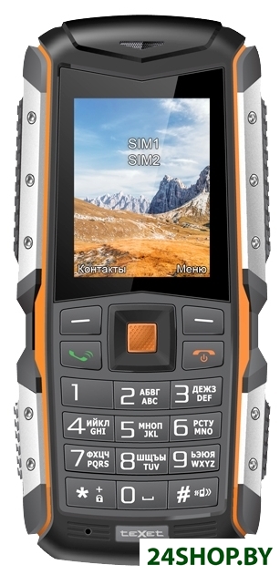 Мобильный телефон TeXet TM-513R Black/Orange Мобильный телефон TeXet TM-513R Black/Orange