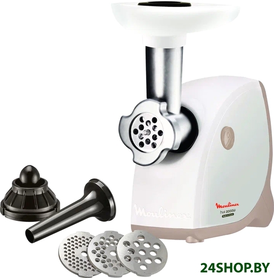 Мясорубка Moulinex ME462132 (белый/бежевый) Мясорубка Moulinex ME462132 (белый/бежевый)