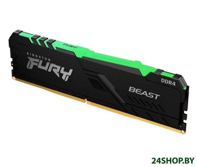 Оперативная память Kingston FURY Beast RGB 8GB DDR4 PC4-25600 KF432C16BBA/8 Оперативная память Kingston FURY Beast RGB 8GB DDR4 PC4-25600 KF432C16BBA/8