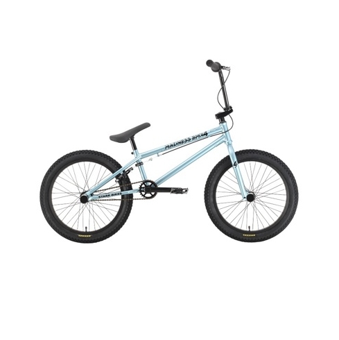 Велосипед STARK Madness BMX 4 2021 (голубой/черный) Велосипед STARK Madness BMX 4 2021 (голубой/черный)