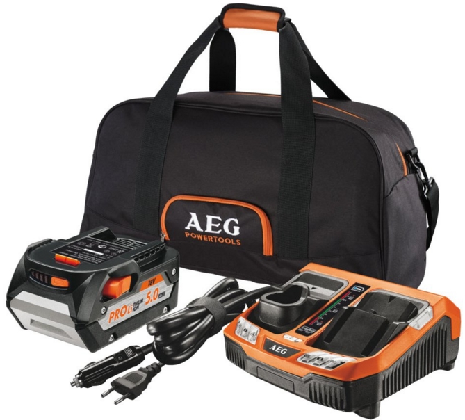 Аккумулятор с зарядным устройством AEG Powertools SET L1850BLK 4932451629 (18В/5.0 а*ч) Аккумулятор с зарядным устройством AEG Powertools SET L1850BLK 4932451629 (18В/5.0 а*ч)