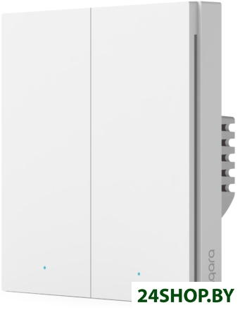 Выключатель Aqara Smart Wall Switch H1 (двухклавишный, c нейтралью) Выключатель Aqara Smart Wall Switch H1 (двухклавишный, c нейтралью)