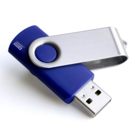 Флеш-память GOODRAM Twister 16GB Blue (PD16GH2GRTSBR9) Флеш-память GOODRAM Twister 16GB Blue (PD16GH2GRTSBR9)