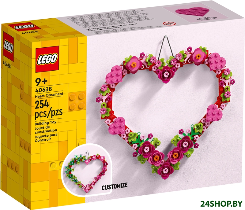 Конструктор LEGO Seasonal 40638 Украшение-сердце Конструктор LEGO Seasonal 40638 Украшение-сердце