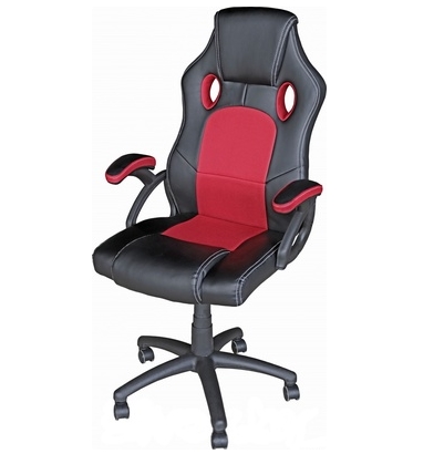 Кресло Mio Tesoro Дино X-2706 (черный/красный) Кресло Mio Tesoro Дино X-2706 (черный/красный)