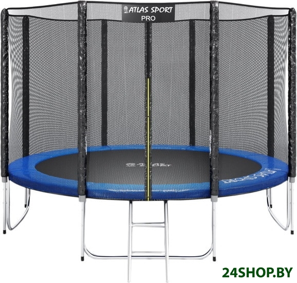 Батут ATLAS SPORT 374 см - 12ft PRO (усиленные опоры, синий) Батут ATLAS SPORT 374 см - 12ft PRO (усиленные опоры, синий)