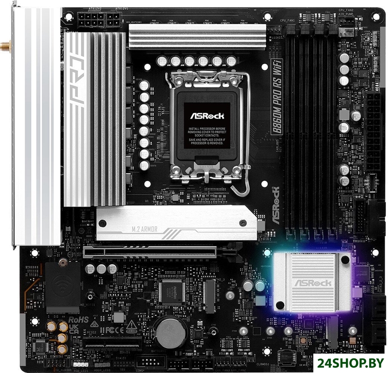 Материнская плата ASRock B860M Pro RS WiFi Материнская плата ASRock B860M Pro RS WiFi