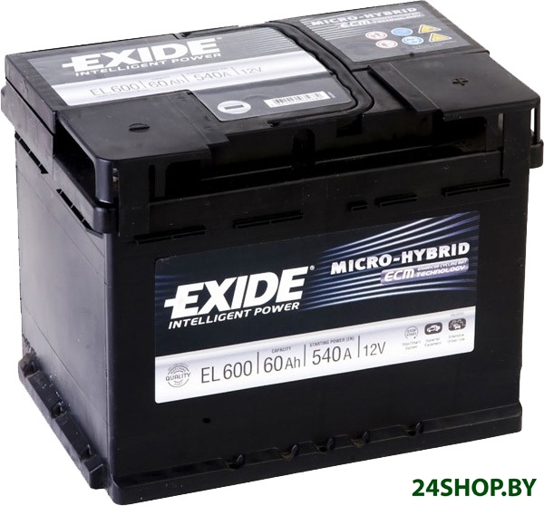 Автомобильный аккумулятор Exide Start-Stop EFB EL600 (60 А·ч)) Автомобильный аккумулятор Exide Start-Stop EFB EL600 (60 А·ч))