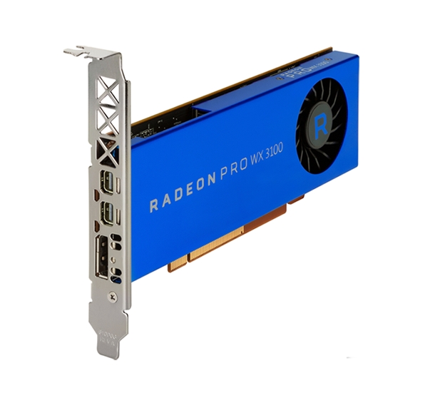 Видеокарта HP Radeon PRO WX 3100 4GB GDDR5 2TF08AA Видеокарта HP Radeon PRO WX 3100 4GB GDDR5 2TF08AA