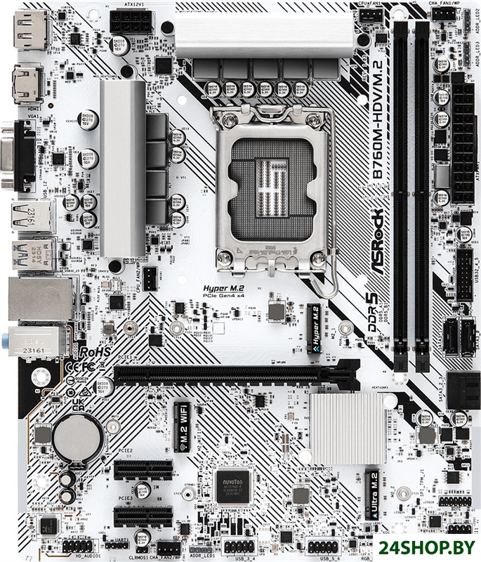 Материнская плата ASRock B760M-HDV/M.2 Материнская плата ASRock B760M-HDV/M.2