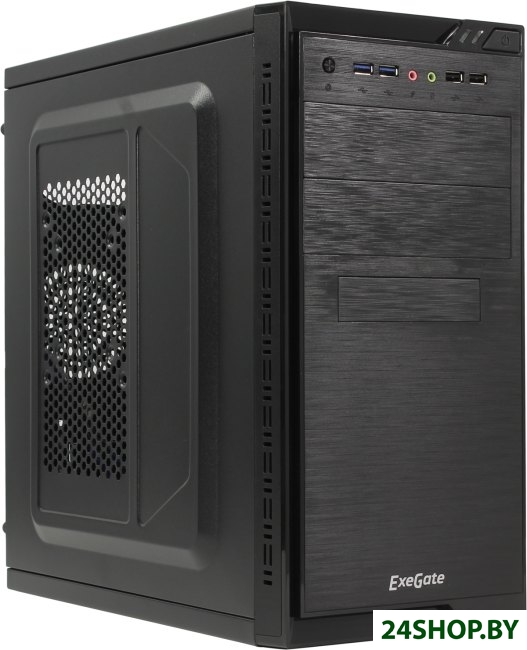 Корпус ExeGate QA-412U Black (без БП) Корпус ExeGate QA-412U Black (без БП)