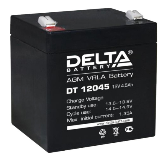 Аккумулятор для ИБП Delta DT 12045 Аккумулятор для ИБП Delta DT 12045