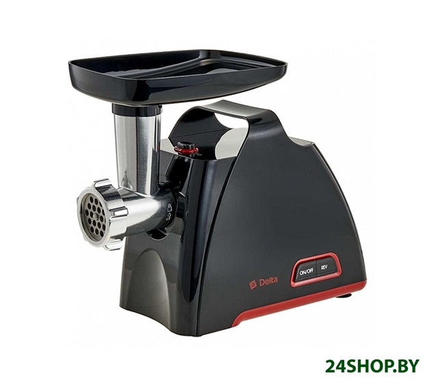 Мясорубка электрическая Delta DL-6104M (черный/красным) Мясорубка электрическая Delta DL-6104M (черный/красным)