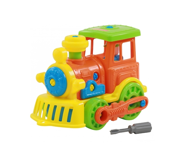 Конструктор-транспорт Полесье Паровоз (в сеточке) (71255) Конструктор-транспорт Полесье Паровоз (в сеточке) (71255)