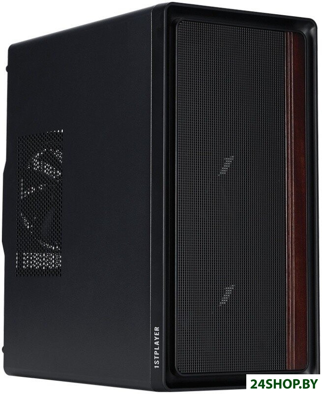 Корпус 1stPlayer WD1 WD1-BK-3F (черный) Корпус 1stPlayer WD1 WD1-BK-3F (черный)