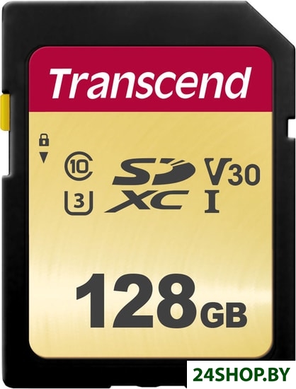 Карта памяти Transcend SDXC 500S 128GB Карта памяти Transcend SDXC 500S 128GB