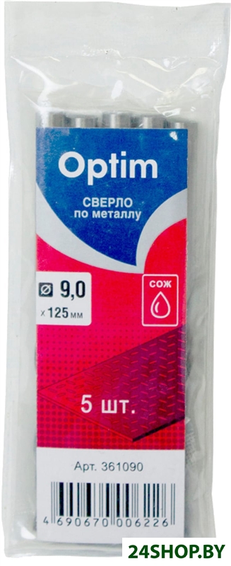 Набор сверл Optim 361090 (5 шт) Набор сверл Optim 361090 (5 шт)