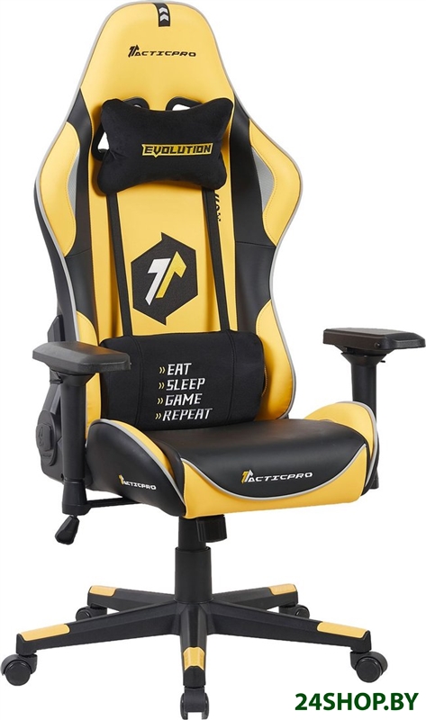 Игровое (геймерское) кресло Evolution Tactic PRO Special edition D4 (черный/желтый) Игровое (геймерское) кресло Evolution Tactic PRO Special edition D4 (черный/желтый)