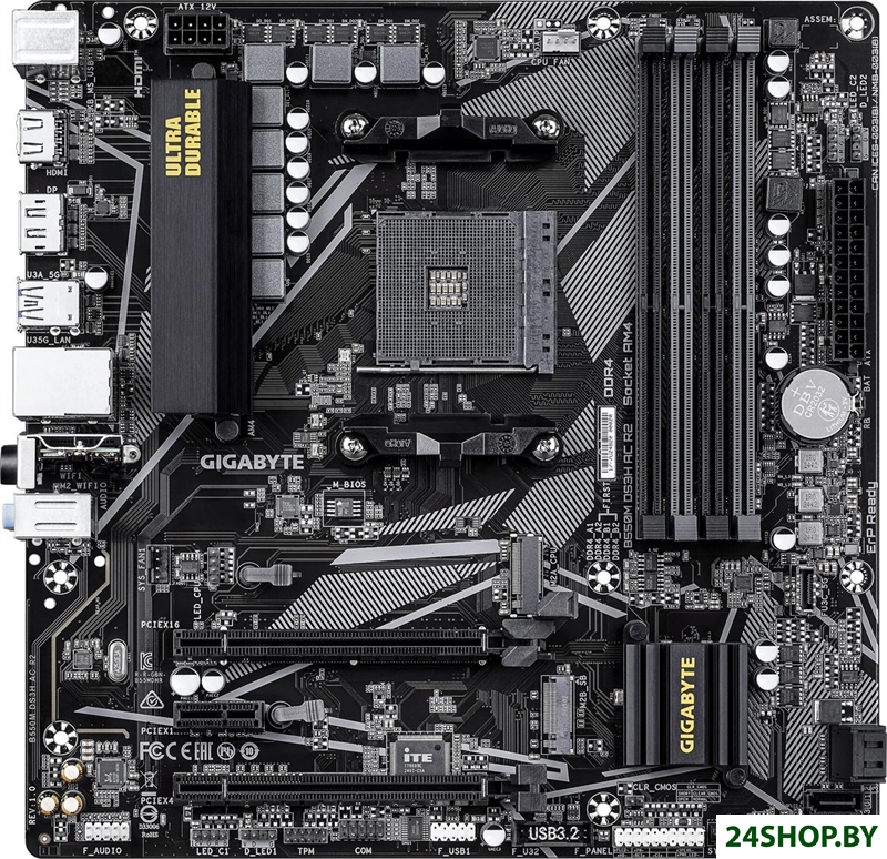 Материнская плата Gigabyte B550M DS3H AC R2 Материнская плата Gigabyte B550M DS3H AC R2