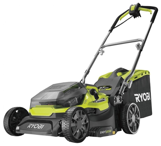 Колёсная газонокосилка Ryobi RY18LMH37A-250 Hybrid (с 2-мя АКБ) Колёсная газонокосилка Ryobi RY18LMH37A-250 Hybrid (с 2-мя АКБ)