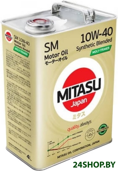 Моторное масло Mitasu MJ-M22 10W-40 4л Моторное масло Mitasu MJ-M22 10W-40 4л