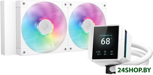 Система жидкостного охлаждения для процессора DeepCool Mystique 240 WH ARGB R-LX240-WHDSNMCP-G-1 Система жидкостного охлаждения для процессора DeepCool Mystique 240 WH ARGB R-LX240-WHDSNMCP-G-1