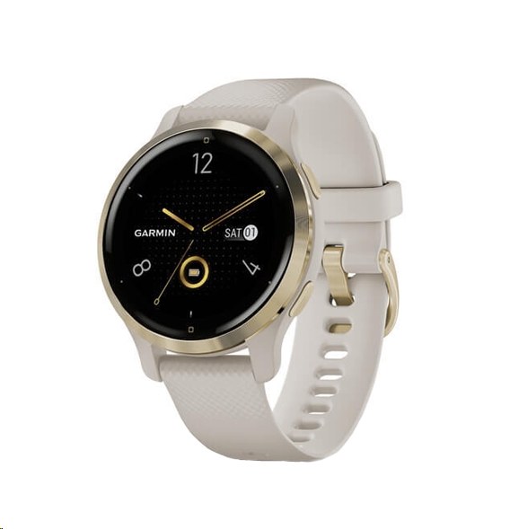 Умные часы Garmin Venu 2S (светло-золотистый/бежевый) Умные часы Garmin Venu 2S (светло-золотистый/бежевый)
