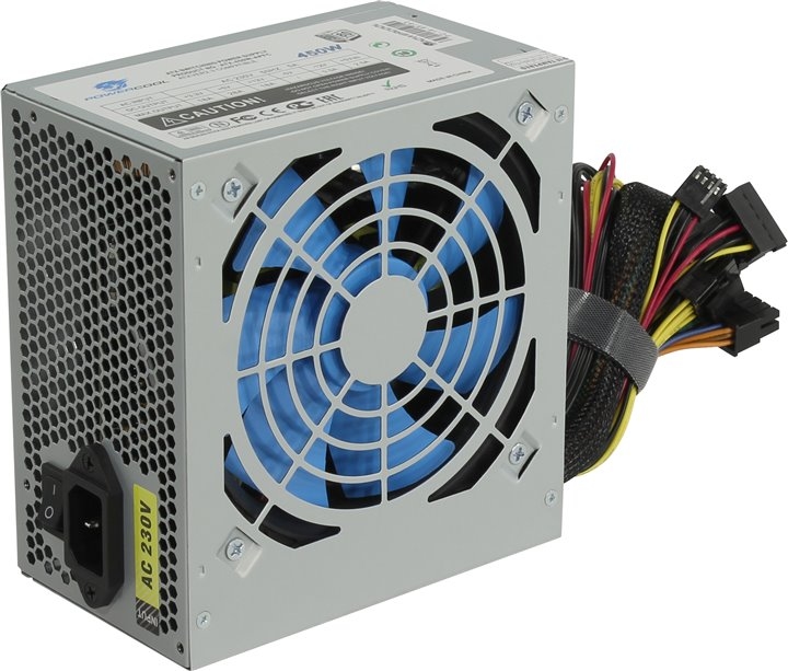 Блок питания POWERCOOL ATX-450-APFC Блок питания POWERCOOL ATX-450-APFC
