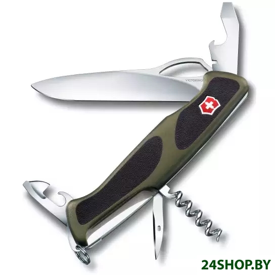 Нож перочинный Victorinox RangerGrip 61 0.9553.MC4 (чёрно-зеленый) Нож перочинный Victorinox RangerGrip 61 0.9553.MC4 (чёрно-зеленый)