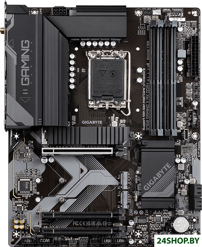 Материнская плата Gigabyte B760 Gaming X AX DDR4 (rev. 1.0) Материнская плата Gigabyte B760 Gaming X AX DDR4 (rev. 1.0)