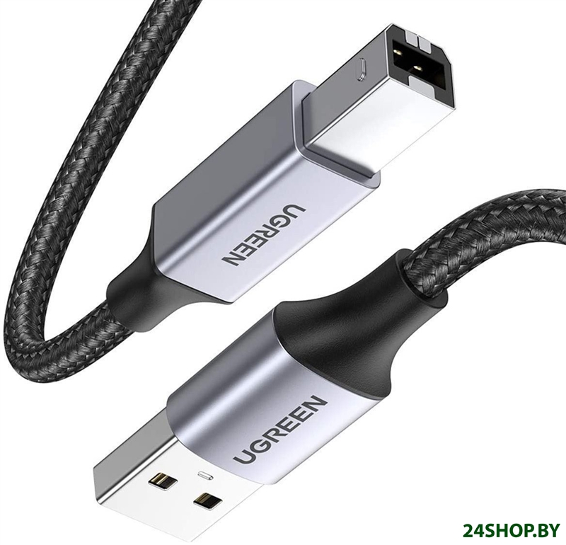 Кабель Ugreen US369 90560 USB Type-A - USB Type-B (5 м, черный) Кабель Ugreen US369 90560 USB Type-A - USB Type-B (5 м, черный)