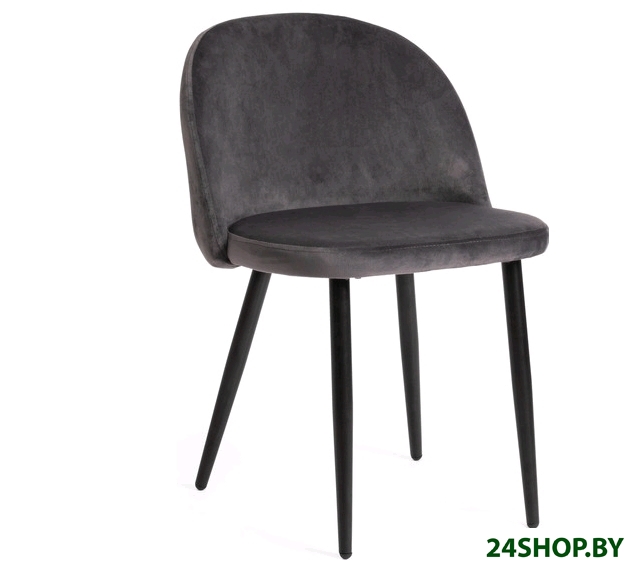 Стул TetChair MELODY mod. 4997 (вельвет серый/черные ножки) Стул TetChair MELODY mod. 4997 (вельвет серый/черные ножки)