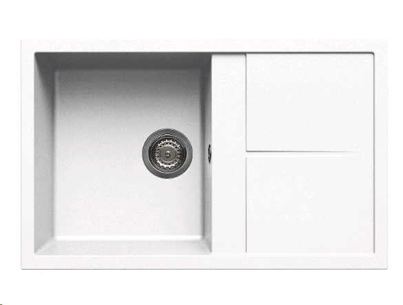 Кухонная мойка Elleci Unico 300 Bianco G52 Кухонная мойка Elleci Unico 300 Bianco G52