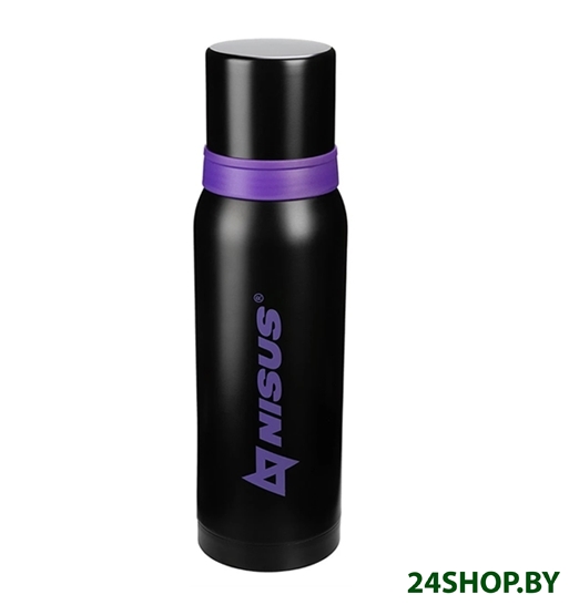 Термос Nisus N.TM-046-LW 1л (черный) Термос Nisus N.TM-046-LW 1л (черный)