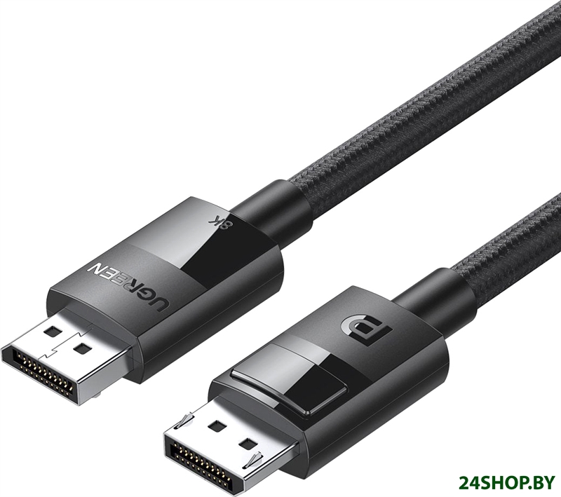 Кабель Ugreen DP114 80391 DisplayPort - DisplayPort (1.5 м, черный) Кабель Ugreen DP114 80391 DisplayPort - DisplayPort (1.5 м, черный)