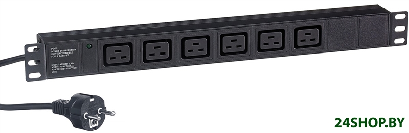 Блок розеток ExeGate ServerPro PDU-19H013 Al-6C19-EU3CU Блок розеток ExeGate ServerPro PDU-19H013 Al-6C19-EU3CU