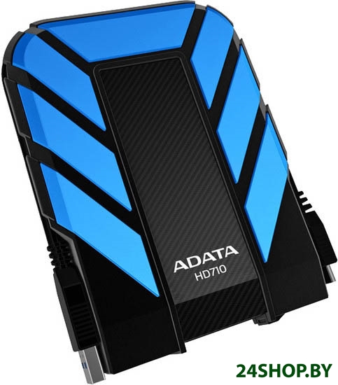 Внешний жесткий диск A-Data DashDrive Durable HD710 1TB Blue (AHD710-1TU3-CBL) Внешний жесткий диск A-Data DashDrive Durable HD710 1TB Blue (AHD710-1TU3-CBL)
