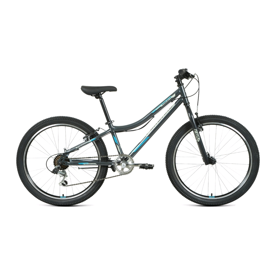 Велосипед Forward Titan 24 1.2 2021 (серый) Велосипед Forward Titan 24 1.2 2021 (серый)