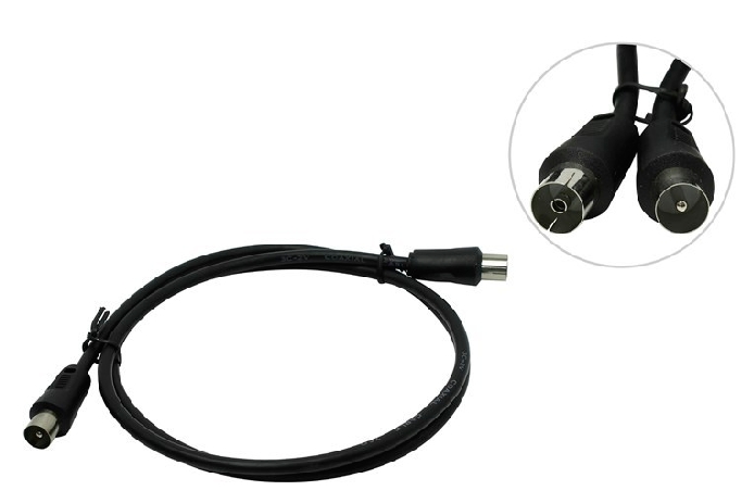 Кабель антенный Telecom 9.5 M-F (1 м) (TTV9501-1м) Кабель антенный Telecom 9.5 M-F (1 м) (TTV9501-1м)